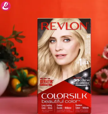 Revlon COLORSILK Beautiful Hair Color - 04 Ultra Light Natural Blonde 59.1ml (ITALY)